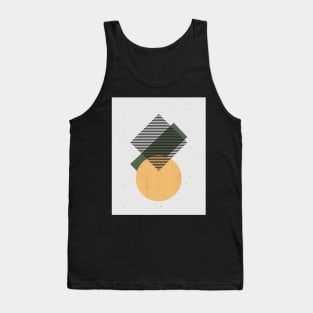 Minimalist Illustration Geometric Shapes Inspired by Malevich Tank Top